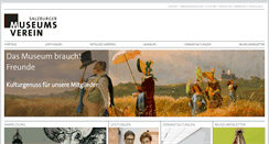 Desktop Screenshot of museumsverein.at